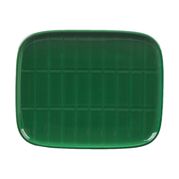 Tiiliskivi lautanen 12 x 15 cm - Dark green - Marimekko
