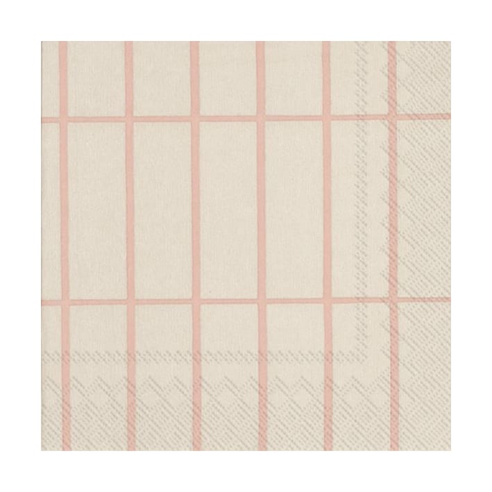 Tiiliskivi lautasliina 33 x 33 cm 20-pakkaus - Linen-rose - Marimekko