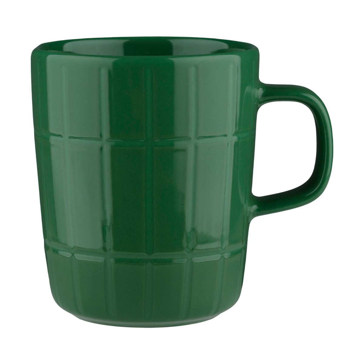 Marimekko Tiiliskivi muki 25 cl Dark green | Skandinaavinen Sisustus | Kahvikupit | Vihreä