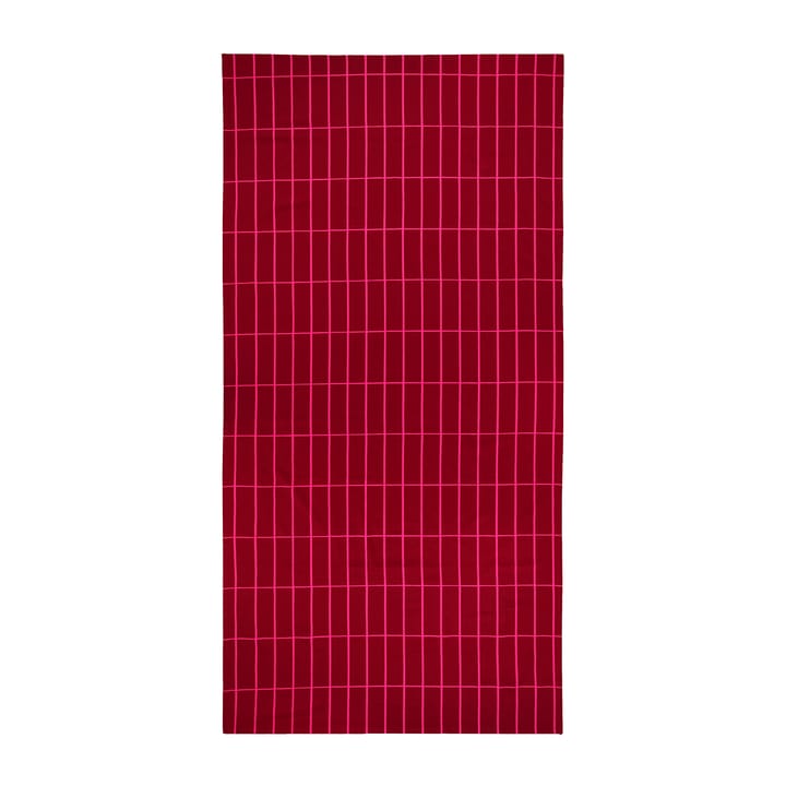 Tiiliskivi pöytäliina 140 x 280 cm - Punainen-vaaleanpunainen  - Marimekko