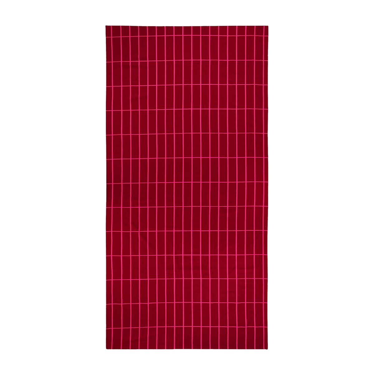 Marimekko Tiiliskivi pöytäliina 140 x 280 cm Punainen-vaaleanpunainen