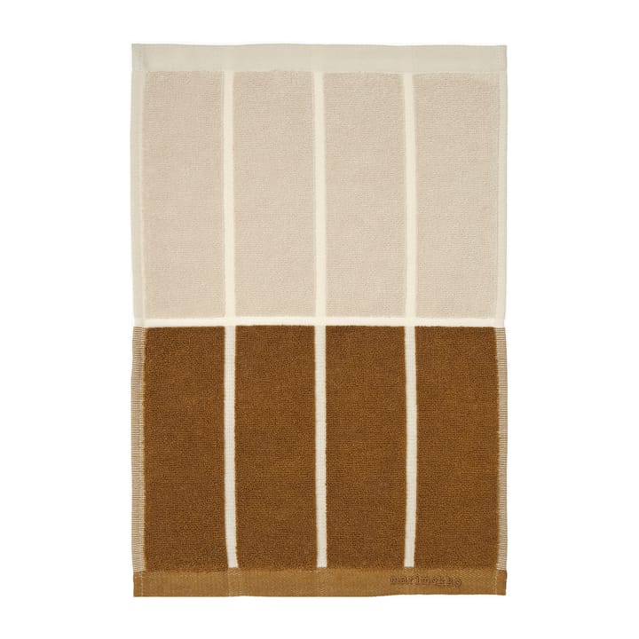 Tiiliskivi pyyhe 30x50 cm - Tummanharmaa-ruskea-beige - Marimekko