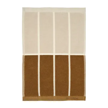 Tiiliskivi pyyhe 30x50 cm - Tummanharmaa-ruskea-beige - Marimekko