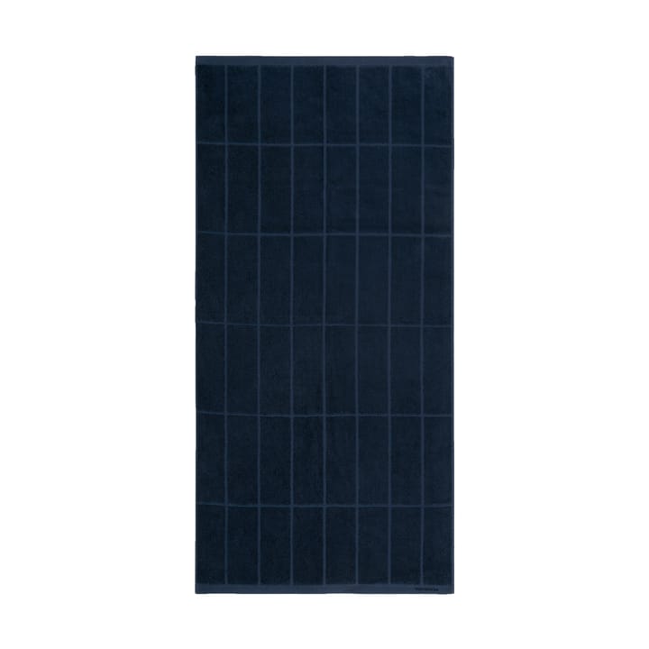 Tiiliskivi pyyhe 70x150 cm - Dark blue - Marimekko