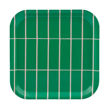 Tiiliskivi tarjotin 20 x 20 cm - Green-yellow - Marimekko