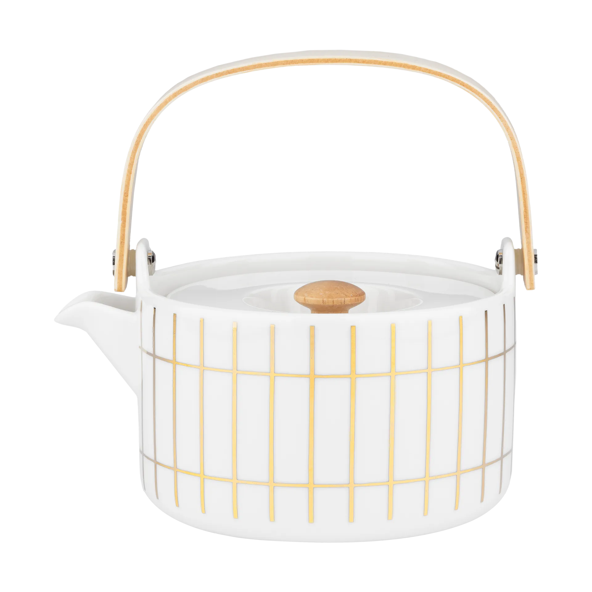 Tiiliskivi teekannu 0,7 l, White-gold Marimekko
