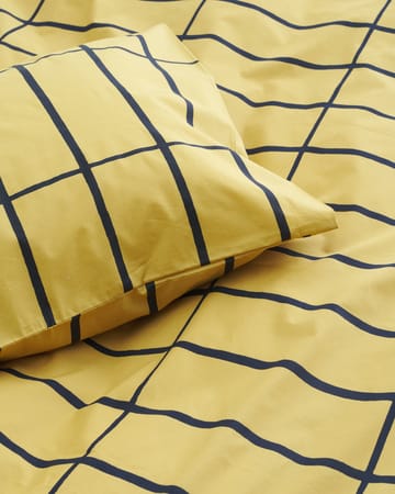 Tiiliskivi tyynyliina 50x60 cm - Ochre-black - Marimekko