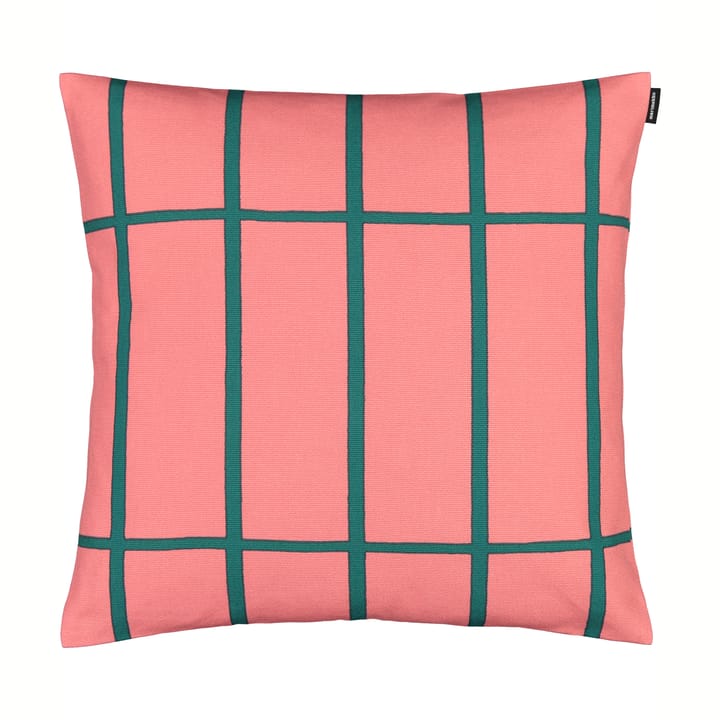 Tiiliskivi tyynynpäällinen 45x45 cm - Vaaleanpunainen-vihreä - Marimekko