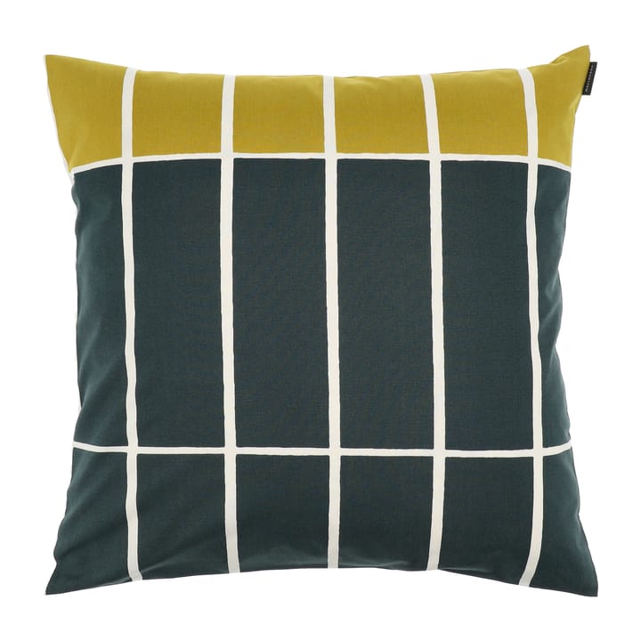 Tiiliskivi tyynynpäällinen 50 x 50 cm, Keltainen-tummanvihreä Marimekko