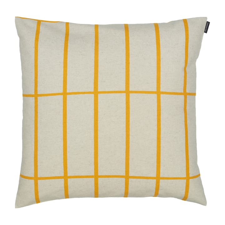 Tiiliskivi tyynynpäällinen 50 x 50 cm - Pellava-keltainen - Marimekko