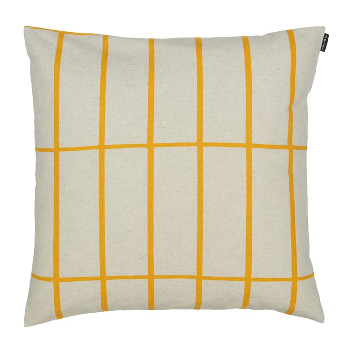 Tiiliskivi tyynynpäällinen 50 x 50 cm - Pellava-keltainen - Marimekko
