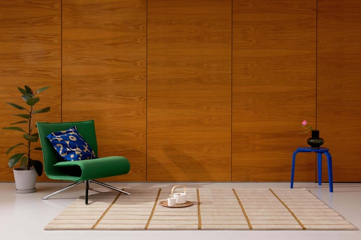 Tiiliskivi villamatto, Bronze Yellow, 170x240 cm Marimekko