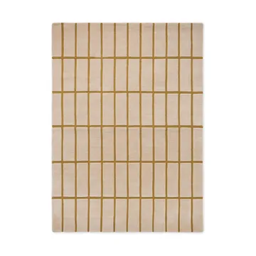 Tiiliskivi villamatto - Bronze Yellow, 250x350 cm - Marimekko