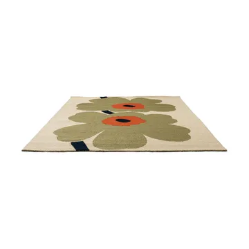 Unikko anniversary matto ulkokäyttöön - Dusty green, 200x280 cm - Marimekko