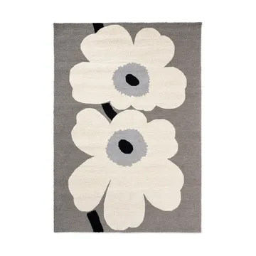 Unikko anniversary matto ulkokäyttöön - Harmaa, 200x280 cm - Marimekko