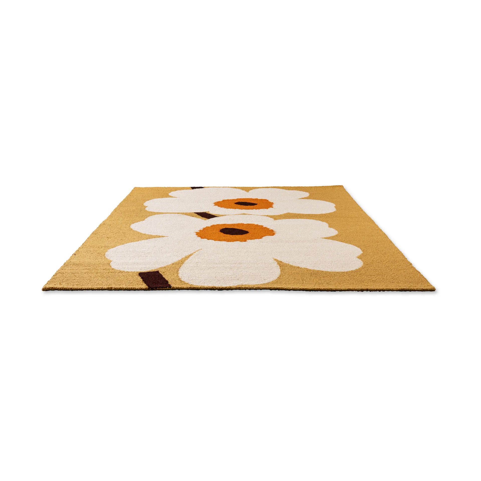 Unikko anniversary matto ulkokäyttöön, Honey, 200x280 cm Marimekko