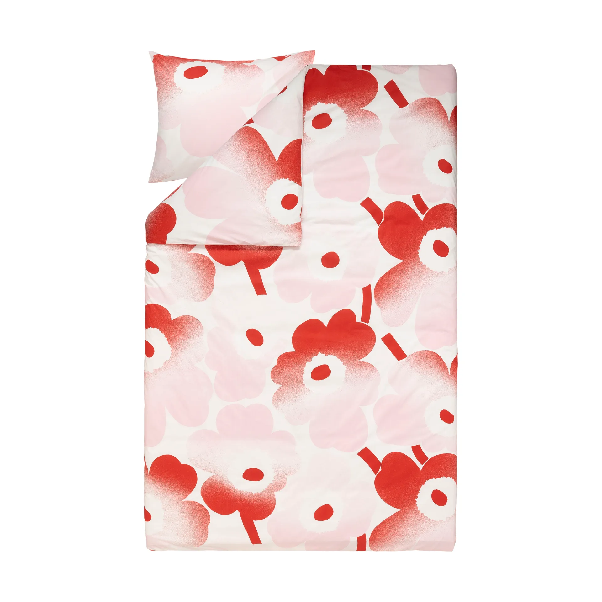 Unikko Häivähdys sänkysetti 150x210 cm, 50x60 cm, Vaaleanpunainen Marimekko