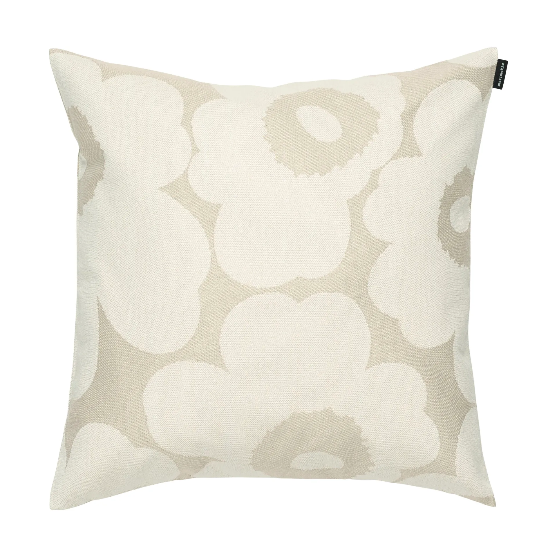 Unikko jacquard tyynynpäällinen 50x50 cm, Ecru Marimekko