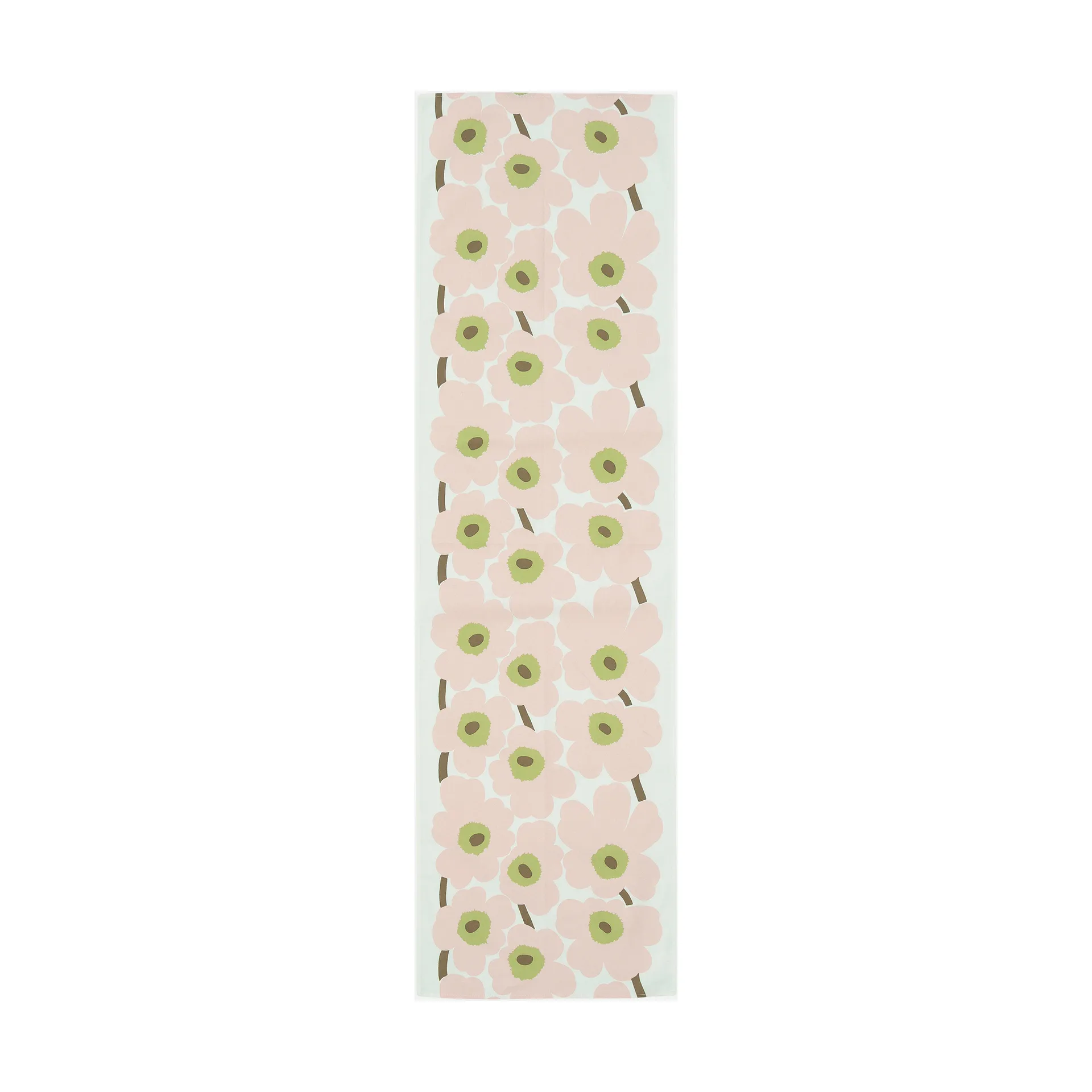 Unikko juoksija 45x140 cm, Off white-pink-pear-sand Marimekko