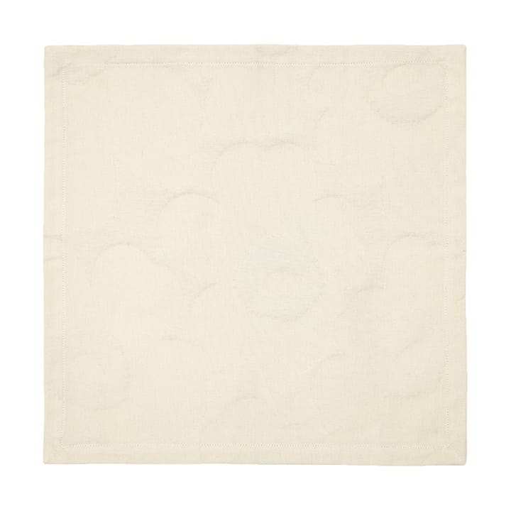 Unikko kangasservetti 40 x 40 3-pakkaus - White-off white - Marimekko