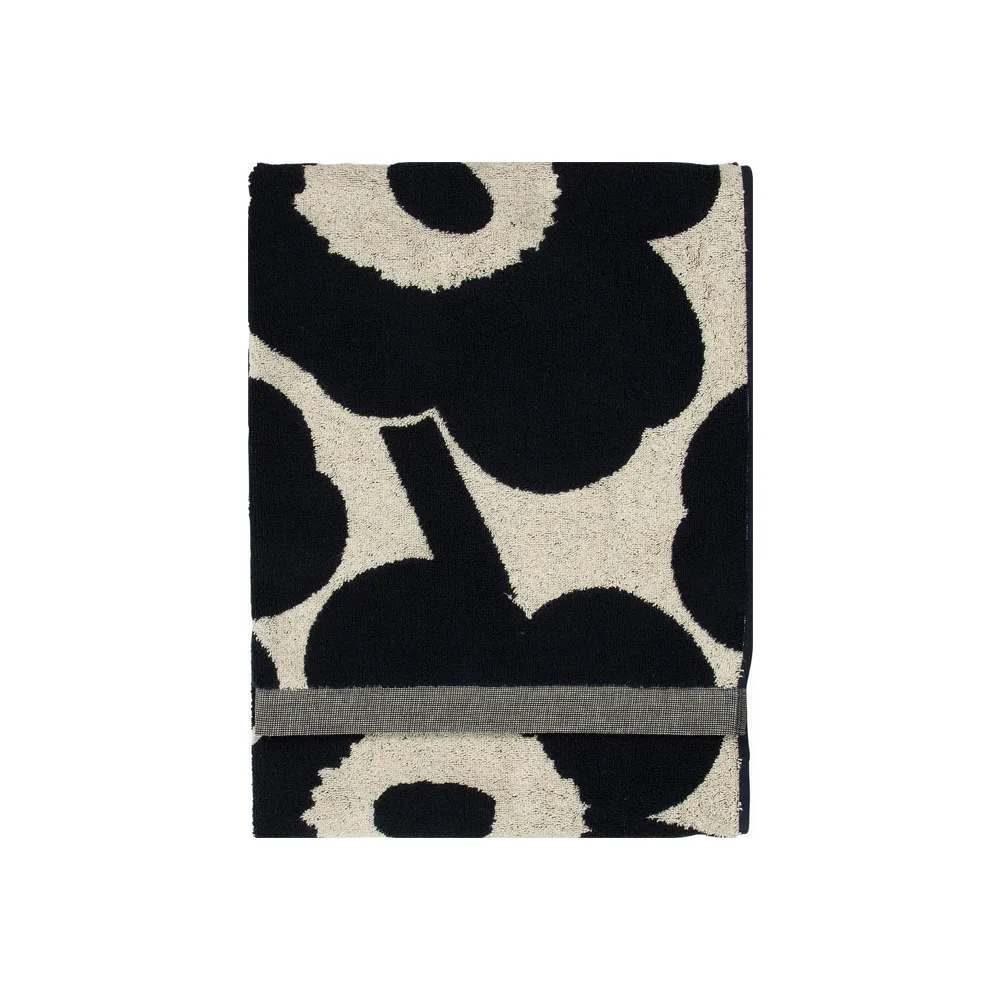 Unikko käsipyyhe luonnonvalkoinen-tummansininen, 70x150 cm Marimekko