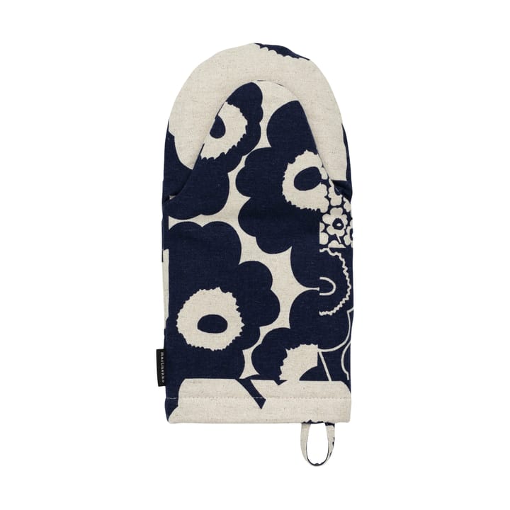 Unikko kollaasi patakinnas, Linen-dark navy Marimekko