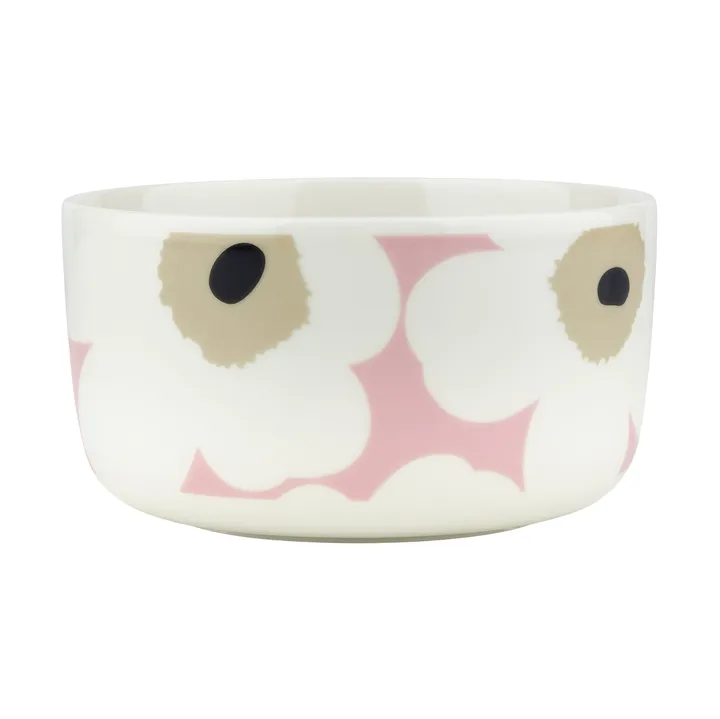 Unikko kulho 5 dl - Off white-pink-sand-charcoal - Marimekko