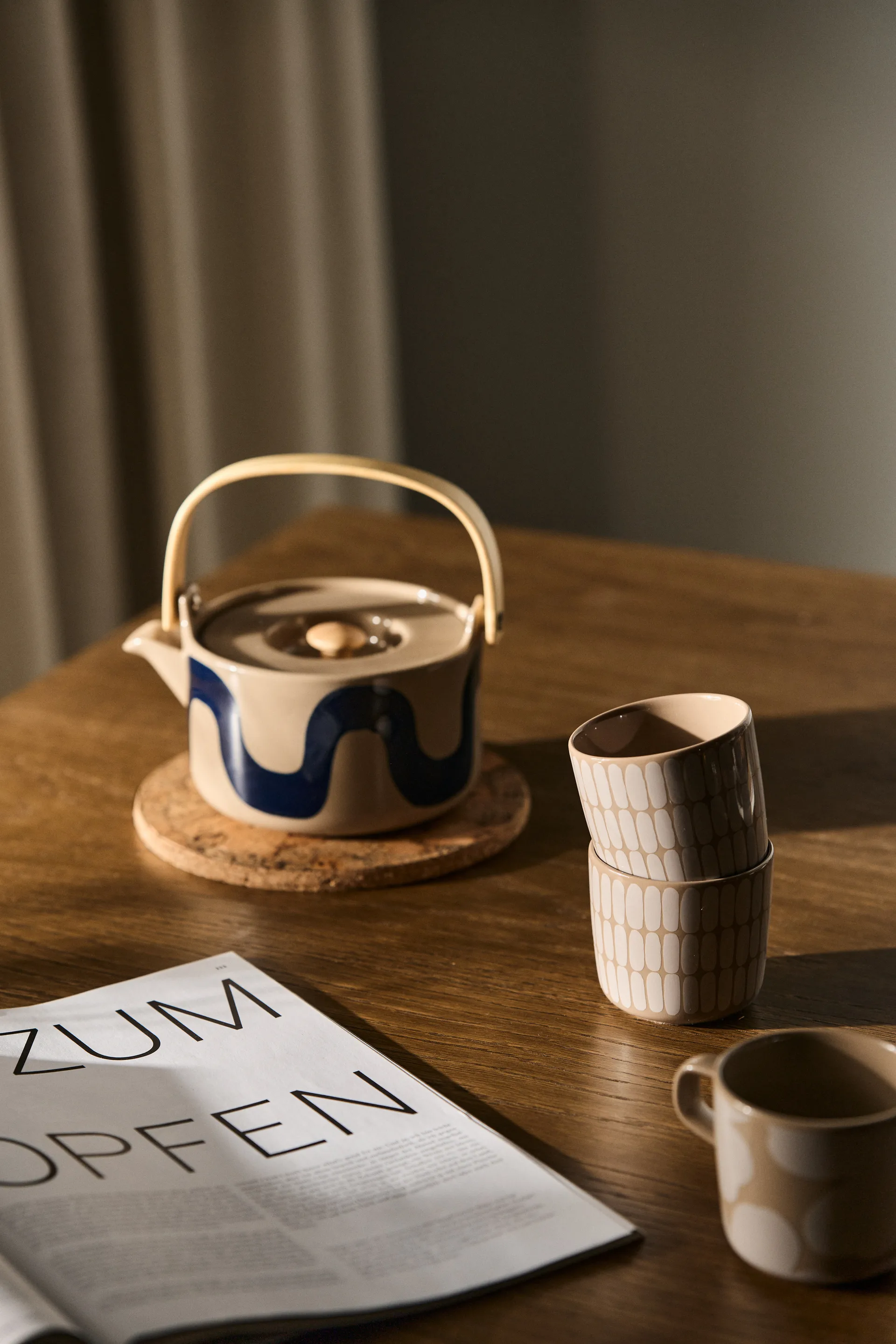 Unikko kuppi 20 cl, Beige Marimekko