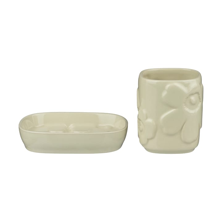 Unikko kylpyhuonesetti 2 osaa - Beige - Marimekko