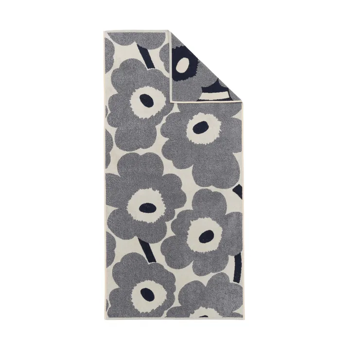 Unikko kylpypyyhe 70 x 150 cm - Off white-blueberry - Marimekko