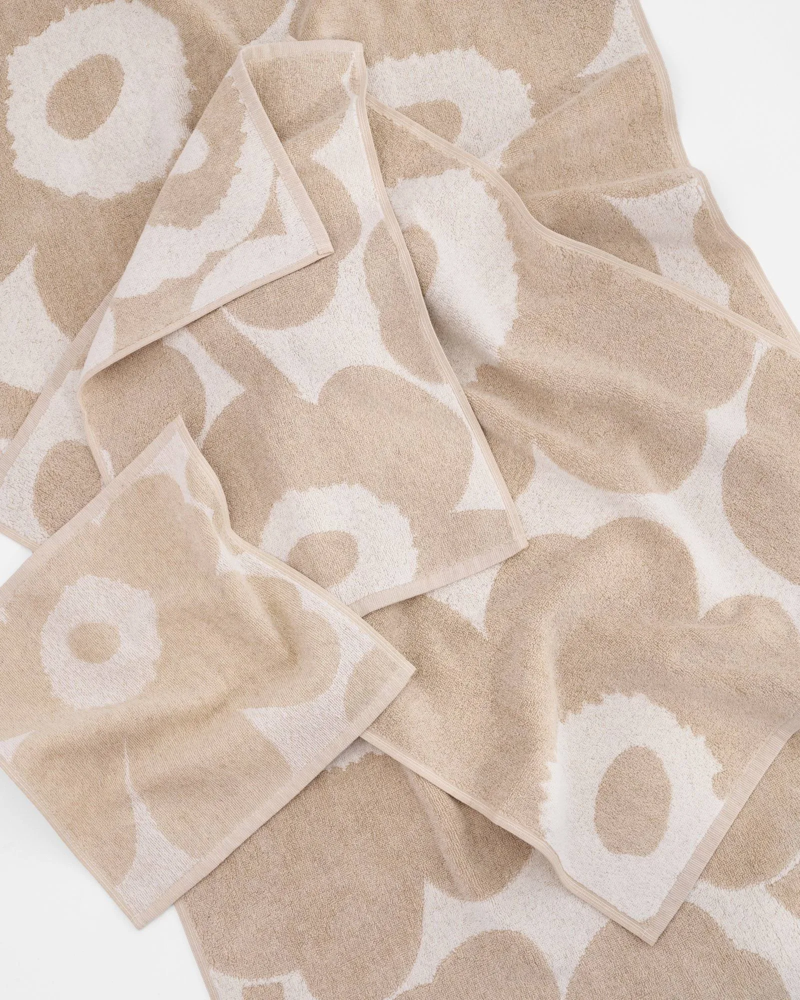 Unikko kylpypyyhe 70 x 150 cm, Off white-pellava Marimekko