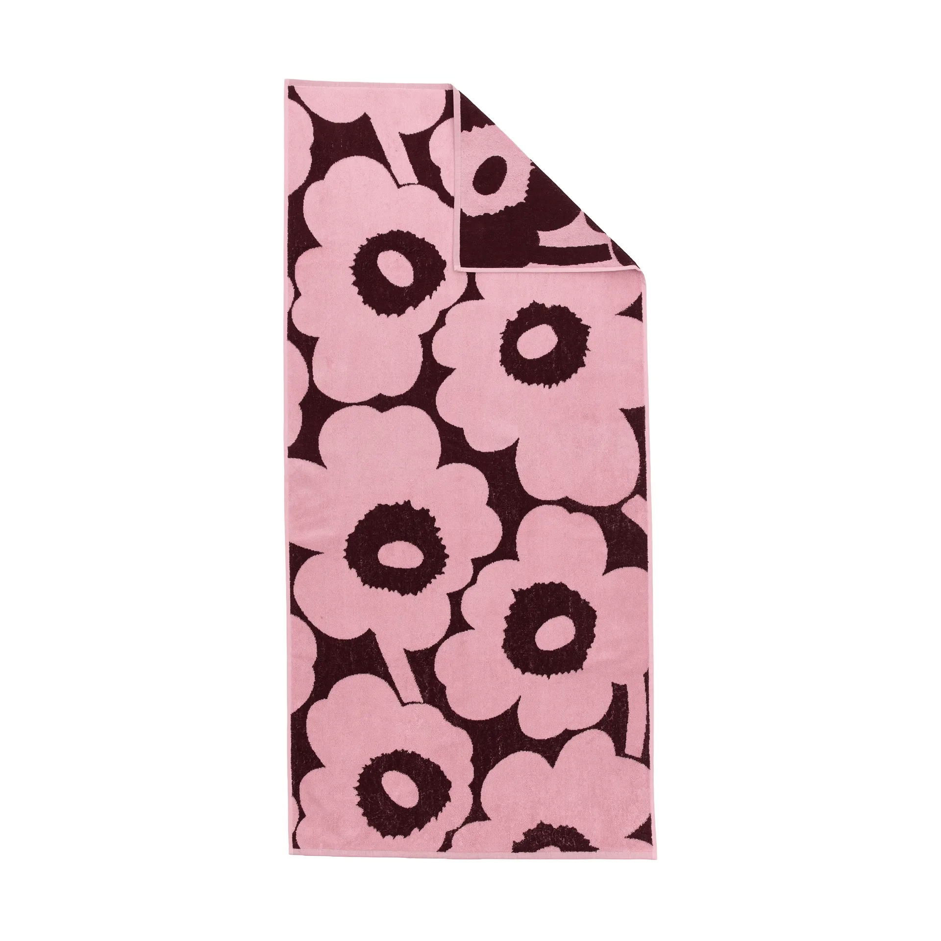 Unikko kylpypyyhe 70 x 150 cm, Plum-pink Marimekko
