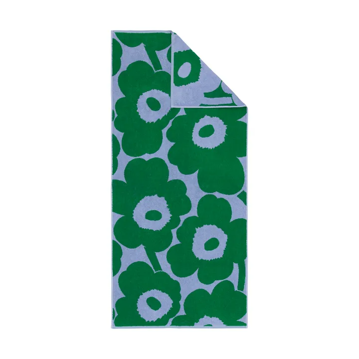 Unikko kylpypyyhe 70 x 150 cm - Vaalea sinivihreä - Marimekko