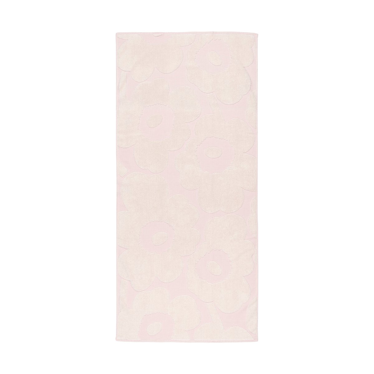 Marimekko Unikko kylpypyyhe 70 x 150 cm White-light pink