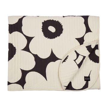 Unikko lakana 160 x 260 cm - charcoal, off white - Marimekko