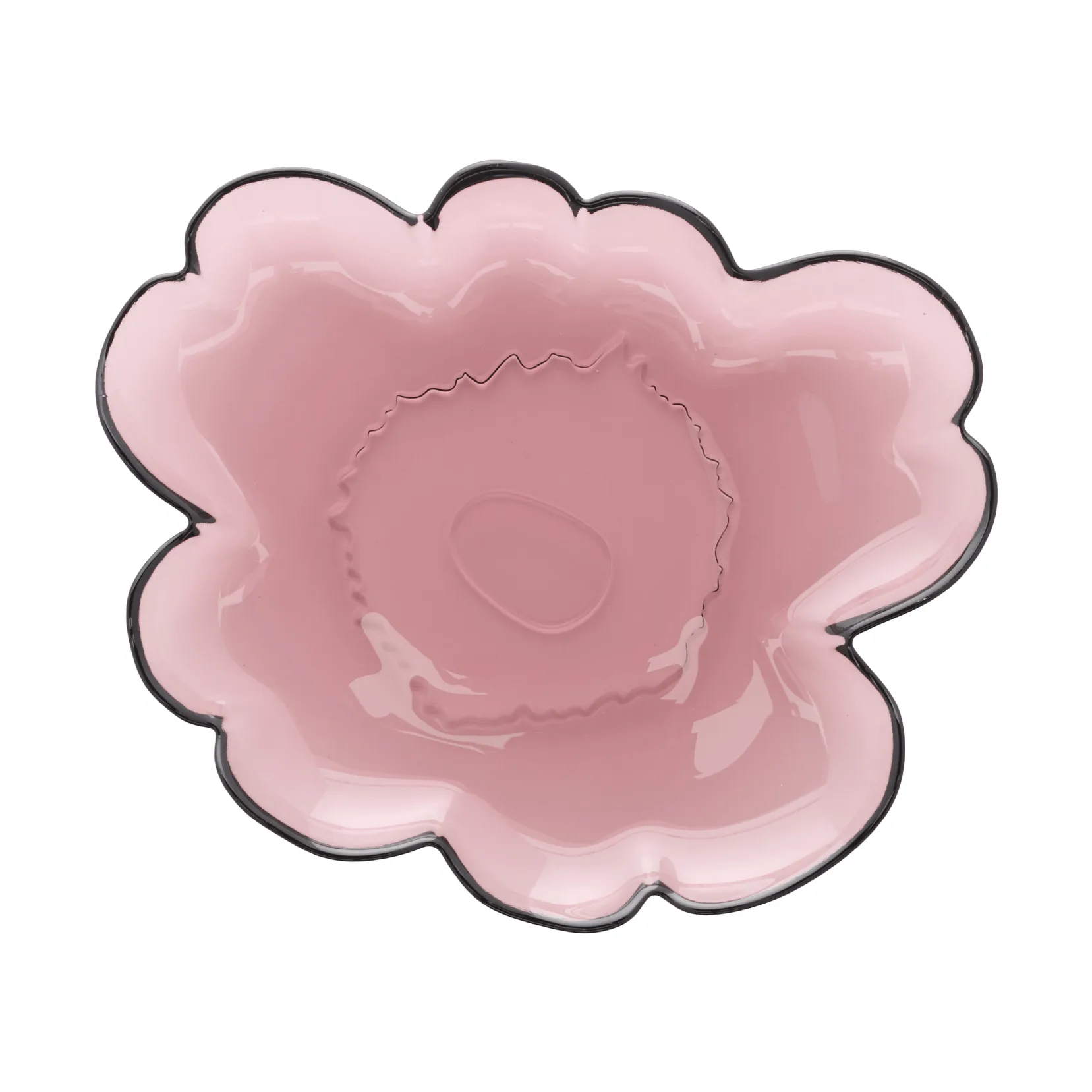 Unikko lasilautanen 20 cm, Kanerva Marimekko