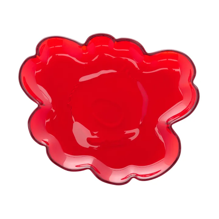 Unikko lasilautanen 20 cm - punainen - Marimekko