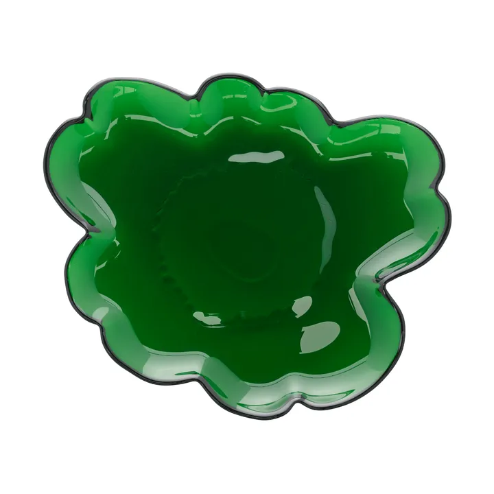Unikko lasilautanen 20 cm - Vihreä - Marimekko