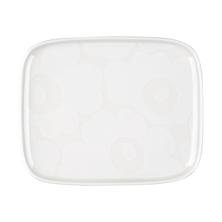 Unikko lautanen 12x15 cm - White - Marimekko