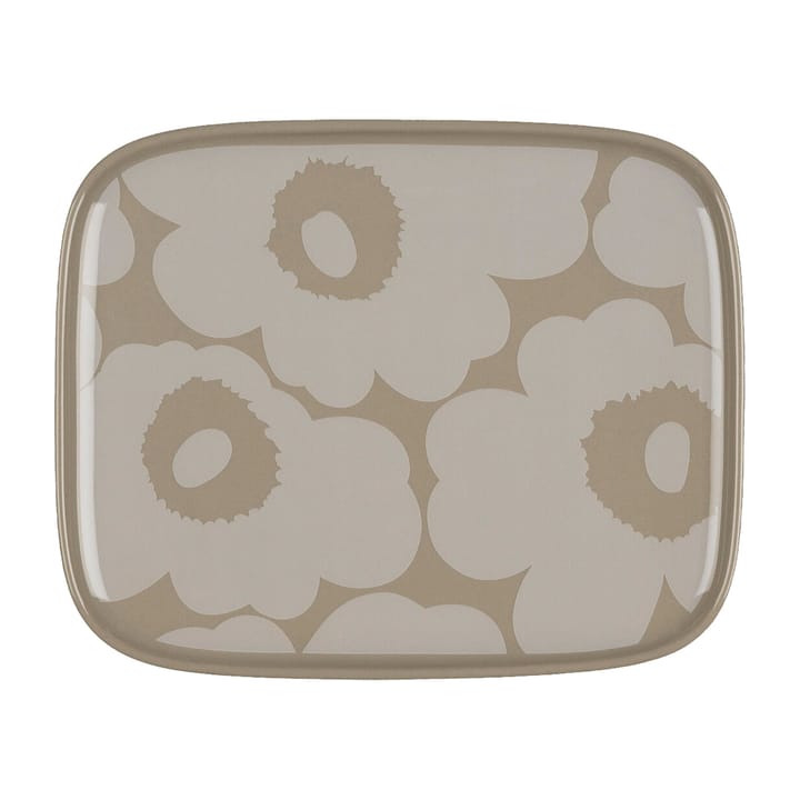 Unikko lautanen 15 x 12 cm, Beige Marimekko