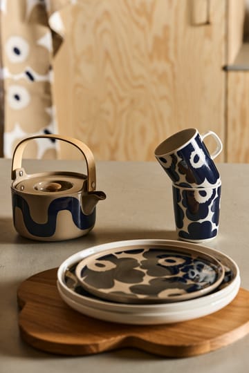 Unikko lautanen Ø 20 cm - Terra-tummansininen - Marimekko