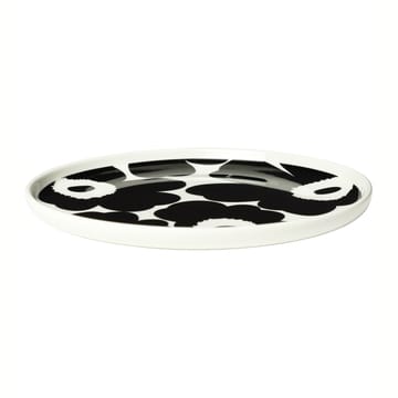 Unikko lautanen valkoinen-musta - Ø 20 cm - Marimekko