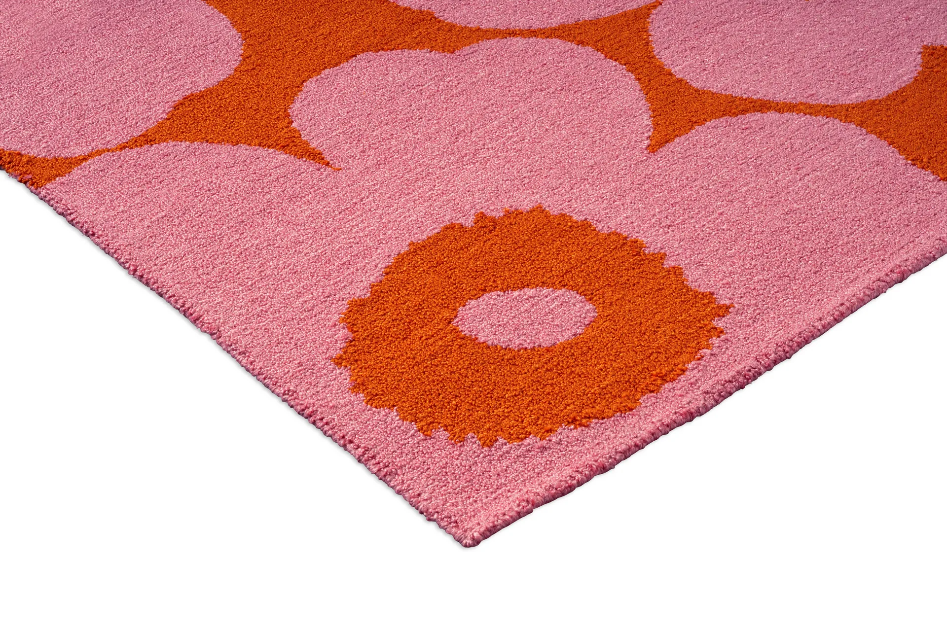 Unikko matto ulkokäyttöön, Pink-oranssi, 160x230 cm Marimekko