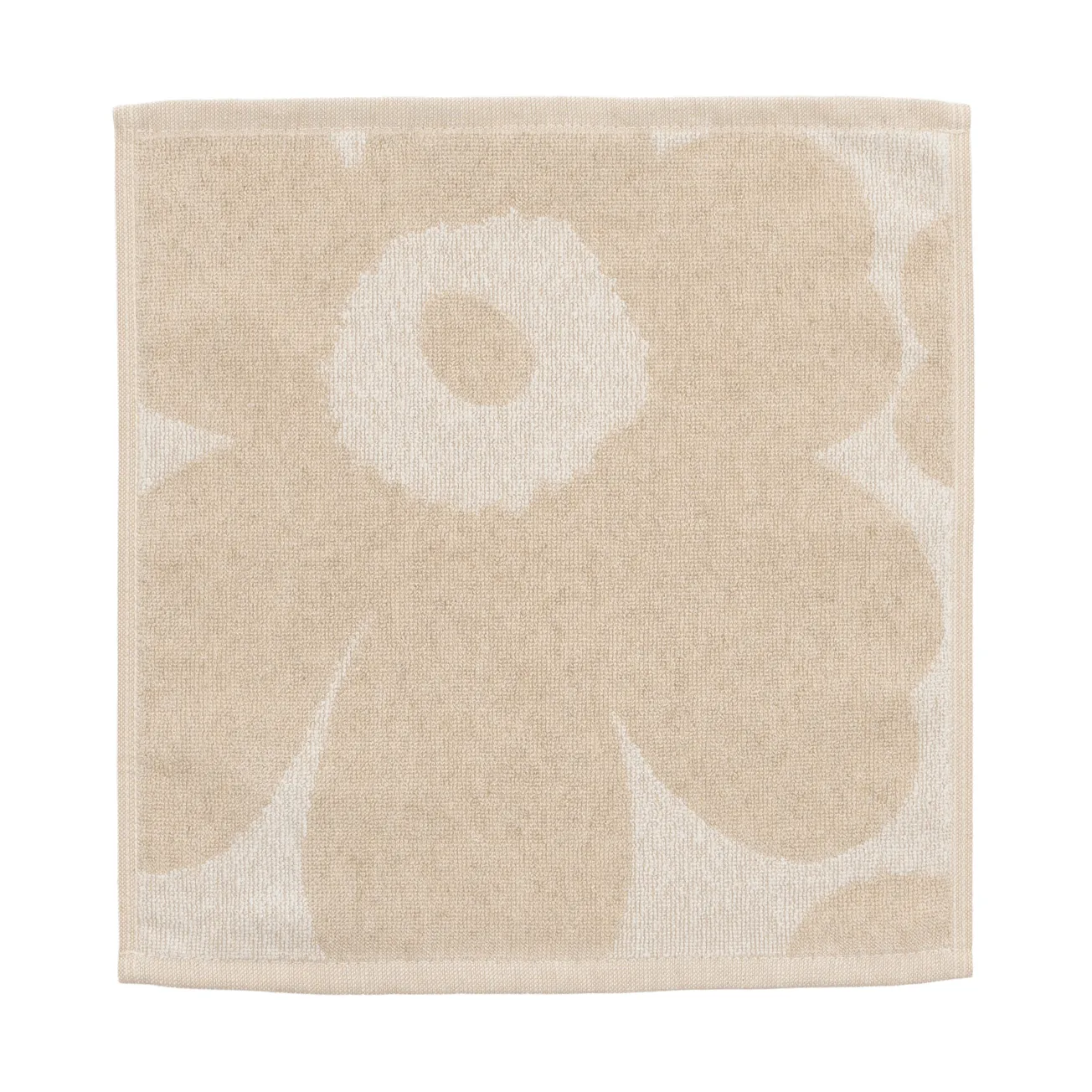 Unikko Mini pyyhe 30 x 30 cm, Off white-pellava Marimekko