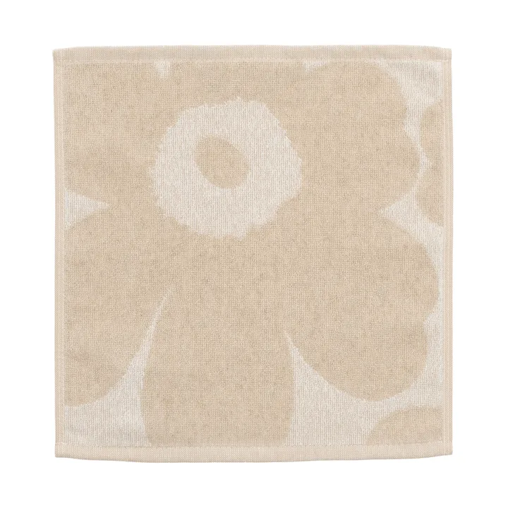 Unikko Mini pyyhe 30 x 30 cm - Off white-pellava - Marimekko