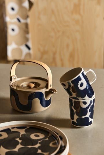 Unikko muki 25 cl - Valkoinen-tummansininen - Marimekko