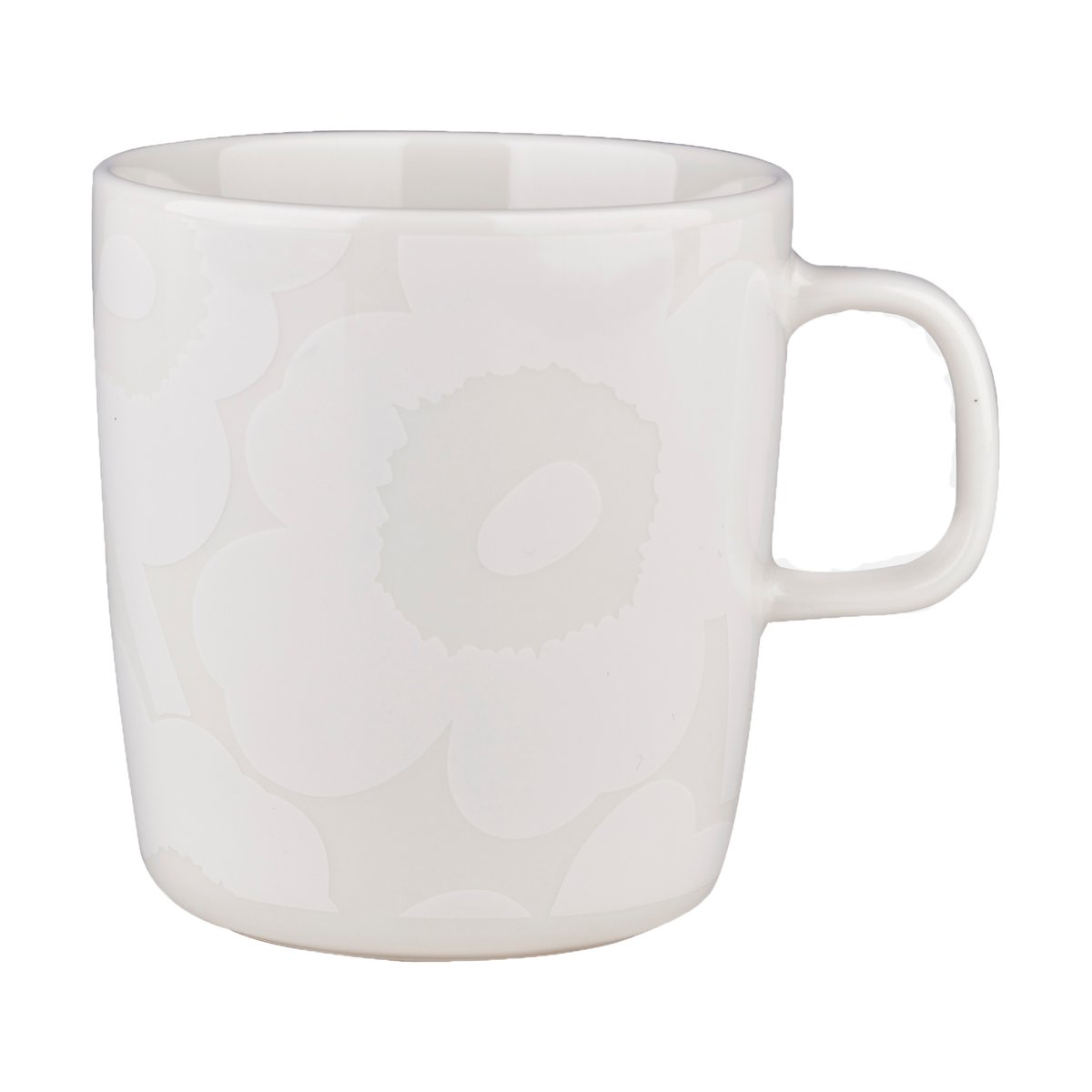 Marimekko Unikko muki 40 cl White-off white | Skandinaavinen Sisustus | Kahvikupit | Valkoinen