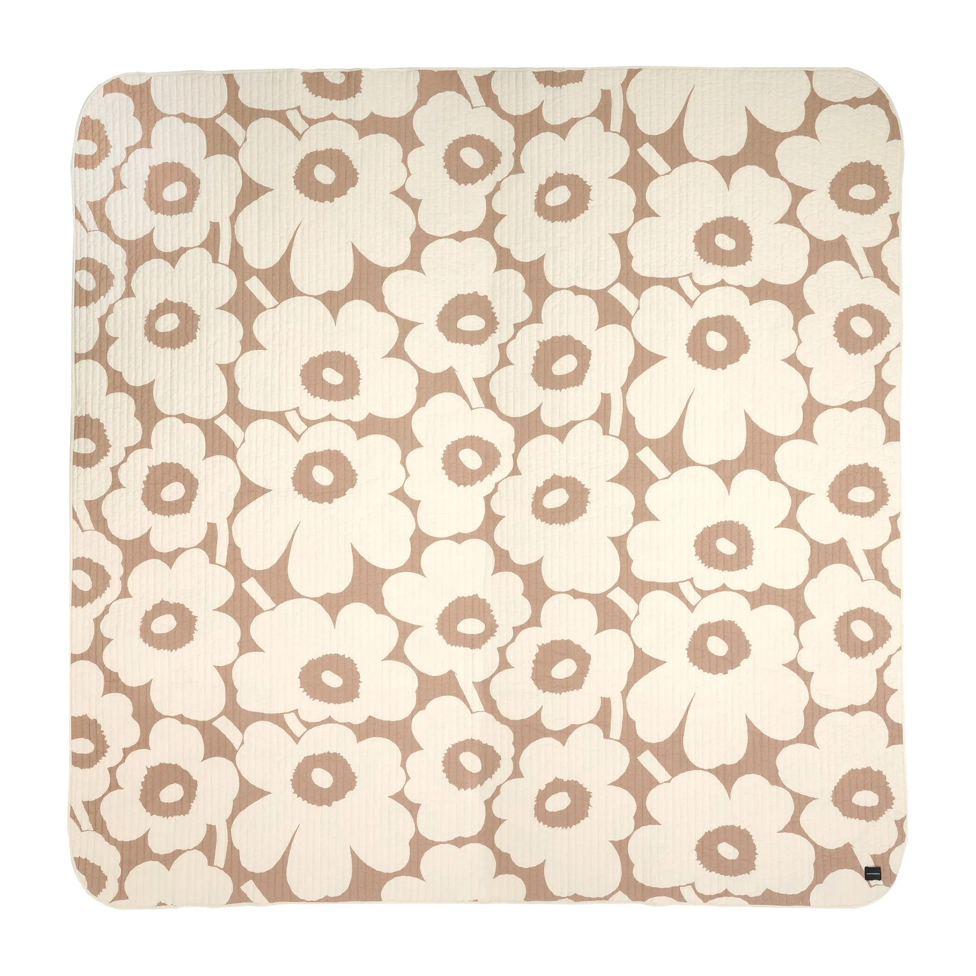 Unikko päiväpeitto 260 x 260 cm, linen, off white Marimekko