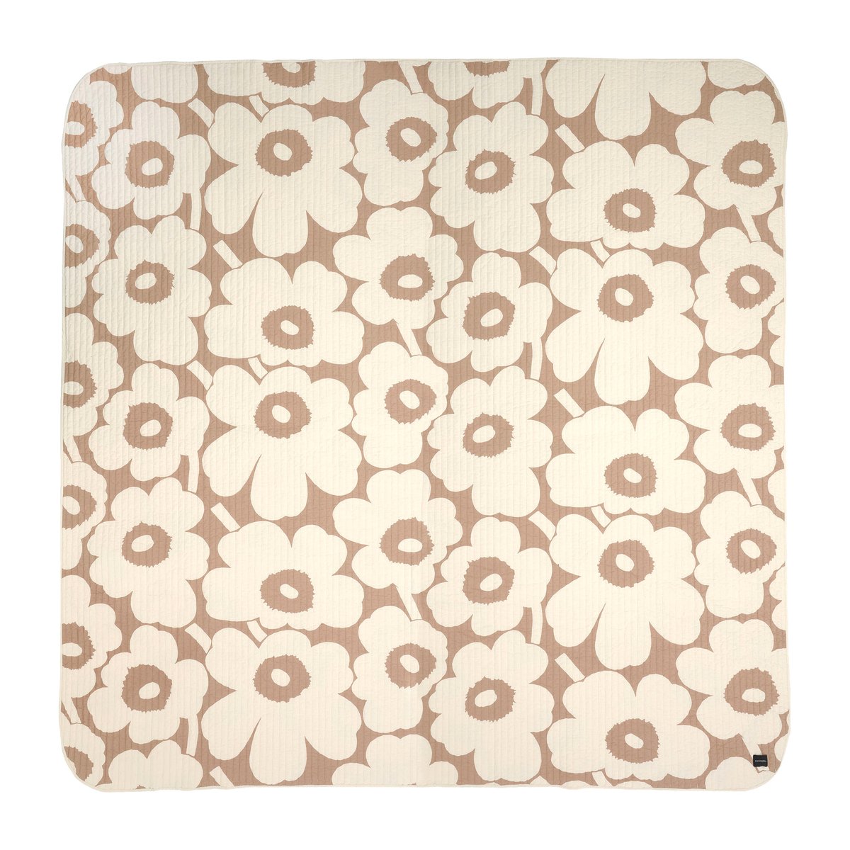 Marimekko Unikko päiväpeitto 260 x 260 cm linen, off white