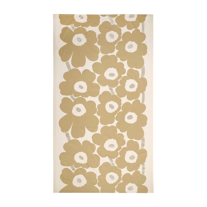 Unikko pöytäliina 140 x 250 cm - Beige-silver-white - Marimekko